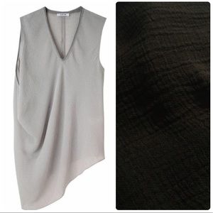 Helmet Lang Asymmetric tank (BLACK)